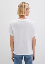 Beyaz Basic Tişört Regular Fit/Normal Kesim 1600955-620