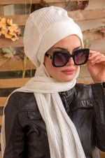 Beyaz Tesettür Bere - 30203