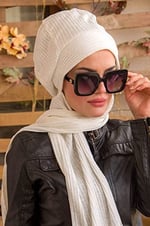 Beyaz Tesettür Bere - 30203