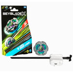 BEYBLADE X Lance Knight 4-80HN Başlangıç Paketi Seti, Savunma Tipi Sağ Dönen Üst ve Başlatıcı; 8 Yaşındaki Erkek ve Kız Çocukları için Savaş Oyuncakları