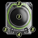 BEYBLADE X Xtreme Savaş Seti, Beystadium Arenalı X-Celerator Rail, 2 Sağ Dönen Top Oyuncak, 2 Fırlatıcı, Erkek ve Kız Oyuncakları, 8+