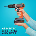 beyond BLACK+DECKER Matkap Ucu Seti/Tornavida Ucu Seti, 46 Parça (BDA46SDDDAEV)