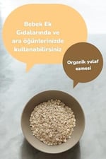 Beyorganik Organik Taze Çekilmiş Yulaf Ezmesi 500 gr