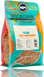 Beyorganik Yeşil Mercimek-Muş 500 Gr