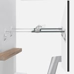 Bezant Metal TV Güvenlik Kayışları, İleri veya Geri Devrilmeyi Önlemek İçin Bebek Prova için TV Çapaları, Düz Ekran için TV Askıları Güvenliği, Ayarlanabilir Uzunluk Aralığı 8,6 inç ila 14,1 inç (2 Pa