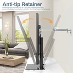 Bezant Metal TV Güvenlik Kayışları, İleri veya Geri Devrilmeyi Önlemek İçin Bebek Prova için TV Çapaları, Düz Ekran için TV Askıları Güvenliği, Ayarlanabilir Uzunluk Aralığı 8,6 inç ila 14,1 inç (2 Pa
