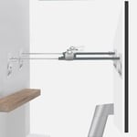 Bezant Metal TV Güvenlik Kayışları, İleri veya Geri Devrilmeyi Önlemek İçin Bebek Prova için TV Çapaları, Düz Ekran için TV Askıları Güvenliği, Ayarlanabilir Uzunluk Aralığı 8,6 inç ila 14,1 inç (2 Pa