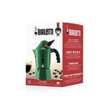 Bialetti 2762 Moka Express Alpina (Dağ Avcıları Korpları) Espresso Pişirici, Alüminyum, Yeşil