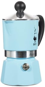 Bialetti 5041 Rainbow Espresso Pişirici, Alüminyum, Açık Mavi, 1 Fincan