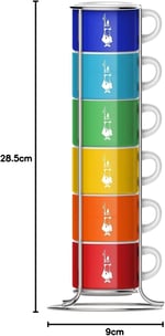 Bialetti - 6'lı İstiflenebilir Fincan Seti