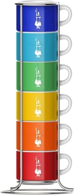 Bialetti - 6'lı İstiflenebilir Fincan Seti