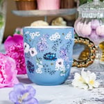 Bialetti Bridgerton Kupa, Porselen, Bulaşık Makinesinde Yıkanamaz, Mikrodalgada Kullanılamaz, 330 ml