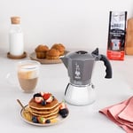 Bialetti - Brikka İndüksiyon: 4 Cups Ocak Üstü Bol Köpüklü Espresso Pişirici - 170ml - Alt Hazne: Dış Paslanmaz Çelik İç Alüminyum - Patentli Güvenlik Valfi - İndüksiyon Ocak Türleri İçin Uygundur | b