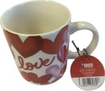 Bialetti - Desenli Kahve Kupası (Kırmızı)