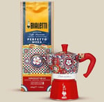 Bialetti Dolce & Gabbana Mochinduction 2 Kupa İndüksiyon ve Doğrudan Ateş (Kahve Makinesi, Espresso Makinetta)