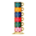 Bialetti İstiflenebilir 6'LI Kahve Fincanı 