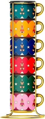 Bialetti İstiflenebilir 6'LI Kahve Fincanı 