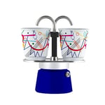 Bialetti Mini Express Mokapot Kandinsky + 2 Espresso Fincanı