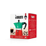 Bialetti - Moka Express Italia: 3 Cups Ocak Üstü Espresso Pişirici - 130ml - Karma Renk - Alüminyum Gövde - Patentli Güvenlik Valfi - Tüm Ocak Türleri İçin Uygundur (İndüksiyon Hariç)