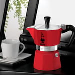 Bialetti Moka Express Kırmızı 3 Cup