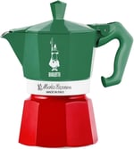Bialetti Moka Pot Exclusive Italia 3 Cup Yeşil Kırmızı