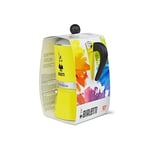 Bialetti - Rainbow: 3 Cups Ocak Üstü Espresso Pişirici - 130ml - Sarı Renk - Alüminyum Gövde - Patentli Güvenlik Valfi - Tüm Ocak Türleri İçin Uygundur (İndüksiyon Hariç)