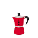 Bialetti - Rainbow: 6 Cups Ocak Üstü Espresso Pişirici - 250ml - Kırmızı Renk - Alüminyum Gövde - Patentli Güvenlik Valfi - Tüm  - Seçenekler: 1 Tasse, 3 Cups, 3 Tassen, 6 Cups, 6 Kişilik, 6 Tassen...