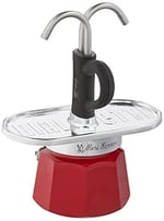 Bialetti - Set Mini Express: Ocak Üstü Espresso Pişirici + 2 Cups - Magrite Serisi