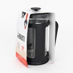 Bialetti - Smart French Press: Yaklaşık 1L kapasiteli kahve hazırlayıcı - Siyah Polipropilen Gövde - Bulaşık Makinesinde Yıkanabilen Borosilikat Cam Sürahi - Paslanmaz Çelik Filtre Sistemi