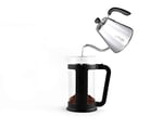Bialetti - Smart French Press: Yaklaşık 1L kapasiteli kahve hazırlayıcı - Siyah Polipropilen Gövde - Bulaşık Makinesinde Yıkanabilen Borosilikat Cam Sürahi - Paslanmaz Çelik Filtre Sistemi