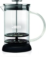 Bialetti - Süt Köpürtücü - 330mL - Paslanmaz Çelik Gövde ve Kapak - Çift Diskli Çırpıcı Kapak - Tüm Ocak Türleri İçin Uygun (İndüksiyon Dahil) - Bulaşık Makinesinde Yıkanabilir