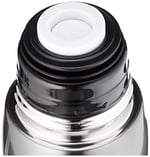 Bialetti - Termos - 460mL - Koyu Gri Renk - Paslanmaz Çelik - Çift Katmanlı - 12 Saat Sıcak 24 Saat Soğuk Tutar - Bardaklı Kapak Özelliği