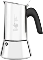 Bialetti - Venus: 2 Cups Ocak Üstü Espresso Pişirici - 85ml - Gümüş Renk - Paslanmaz Çelik Gövde - Patentli Güvenlik Valfi -  - Seçenekler: 2 bardak, 4 tassen, 6 tassen, 10 bardak, 32X21.5X27.5, 35...