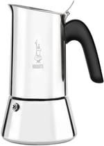 Bialetti - Venus: 2 Cups Ocak Üstü Espresso Pişirici - 85ml - Gümüş Renk - Paslanmaz Çelik Gövde - Patentli Güvenlik Valfi -  - Seçenekler: 2 bardak, 4 tassen, 6 tassen, 10 bardak, 32X21.5X27.5, 35...