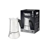Bialetti - Venus: 2 Cups Ocak Üstü Espresso Pişirici - 85ml - Gümüş Renk - Paslanmaz Çelik Gövde - Patentli Güvenlik Valfi -  - Seçenekler: 2 bardak, 4 tassen, 6 tassen, 10 bardak, 32X21.5X27.5, 35...