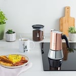 Bialetti - Venus: 4 Cups Ocak Üstü Espresso Pişirici - 170ml - Kahverengi, Gümüş Renk - Paslanmaz Çelik Gövde - Patentli Güvenlik Valfi - Tüm Ocak Türleri İçin Uygundur (İndüksiyon Dahil)