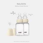 Bibs Baby PP Bott.Silikon İkili Biberon Ivory150ml