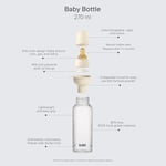 Bibs Baby PP Bottle Kauçuk Uç Biberon Ivory 270 ml