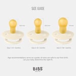 Bibs Colour İkili Kauçuk Emzik-Sky Blue/Steel Blue 0-6 Ay