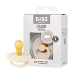 Bibs Colour Kauçuk Emzik-Ivory 0-6 Ay
