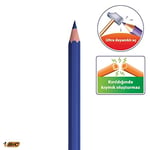 BIC Kids Evolution Kuru Boya Kalemi 12'li Metal Tüp, Kıymık Oluşturmaz, Çiğnemeye Karşı Dayanıklı, Kolay Açılır