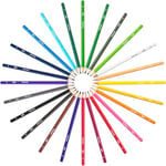 BIC Kids Tropicolors Kuru Boya Kalemi 24 Renk, Kıymık Oluşturmaz, Ağaç Kesilmeden Üretilmiştir, Çiğnemeye Dayanıklı