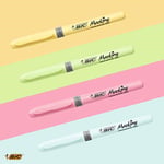 BIC Pastel fosforlu kalem, 4 farklı pastel renkte, çizgi kalınlığı: 1,6 mm – 3,3 mm, kuruma korumalı, renkli