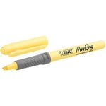 BIC Pastel fosforlu kalem, 4 farklı pastel renkte, çizgi kalınlığı: 1,6 mm – 3,3 mm, kuruma korumalı, renkli