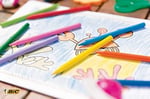 BIC Plastidecor Elleri Kirletmeyen Pastel Boya, 18'li Kutu, Elleri Boyamaz, 30 Aydan Büyük Çocuklar İçin İdeal