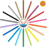 BIC Plastidecor Elleri Kirletmeyen Pastel Boya, 18'li Kutu, Elleri Boyamaz, 30 Aydan Büyük Çocuklar İçin İdeal