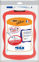 BIC Velleda Mini Beyaz Tahta, Kalem 1721, Silgi, 20 x 30 cm. Yazı Tahtası, Mavi Kalem ve Silgi ile Birlikte