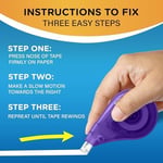 BIC Wite-Out Brand EZ Correct Correction Tape, White, 10-Count