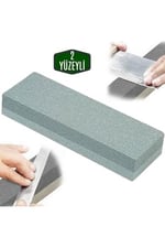 Bıçak Bileme Taşı Çift Taraflı Sulu Yağlı Biley Taşı Bileg Taşı Satır Bıçak Bileme Taşı Bileyici