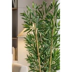 Biçiçek 125cm Yapay Bambu Ağaci Küre Saksida Beyaz